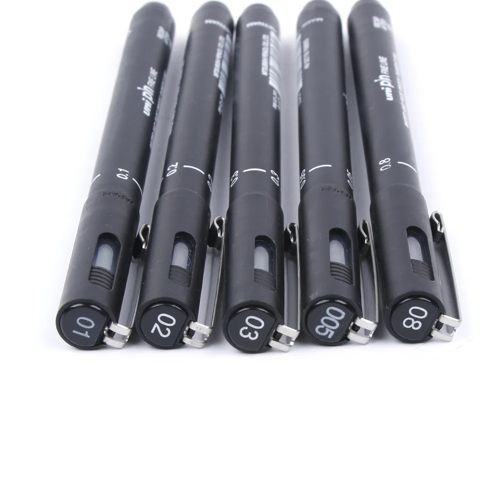1 шт. ручка для рисования Fineliner Pigma Micron 005 01 02 03 05 08 Аниме Комикс не цветущие прочные
