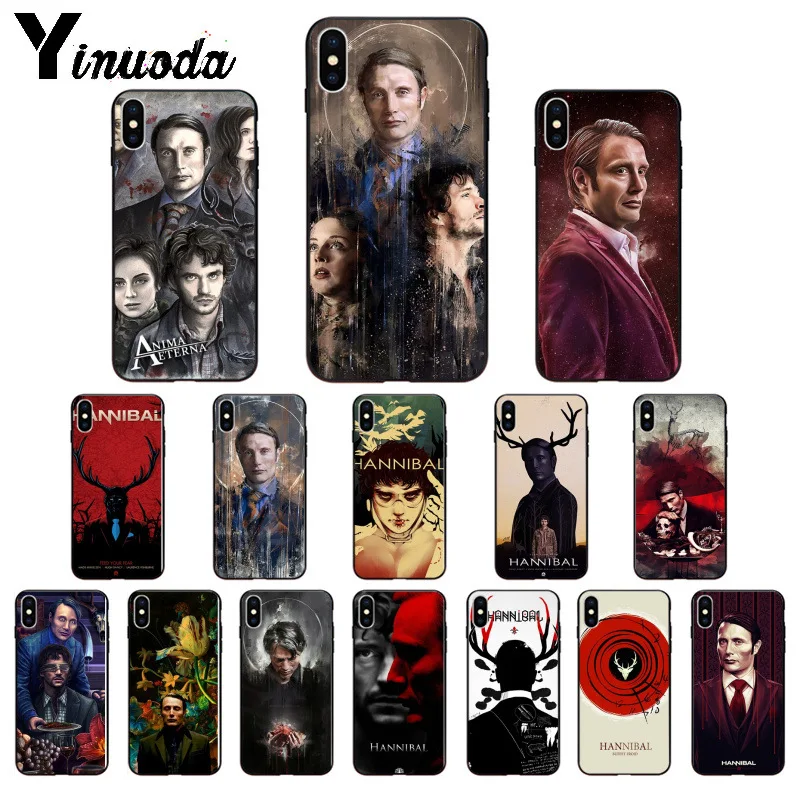 Yinuoda ТВ серия Hannibal высококачественный чехол для телефона для Apple iPhone 8 7 6 6S Plus X XS MAX 5 5S SE XR Чехол для мобильного телефона s