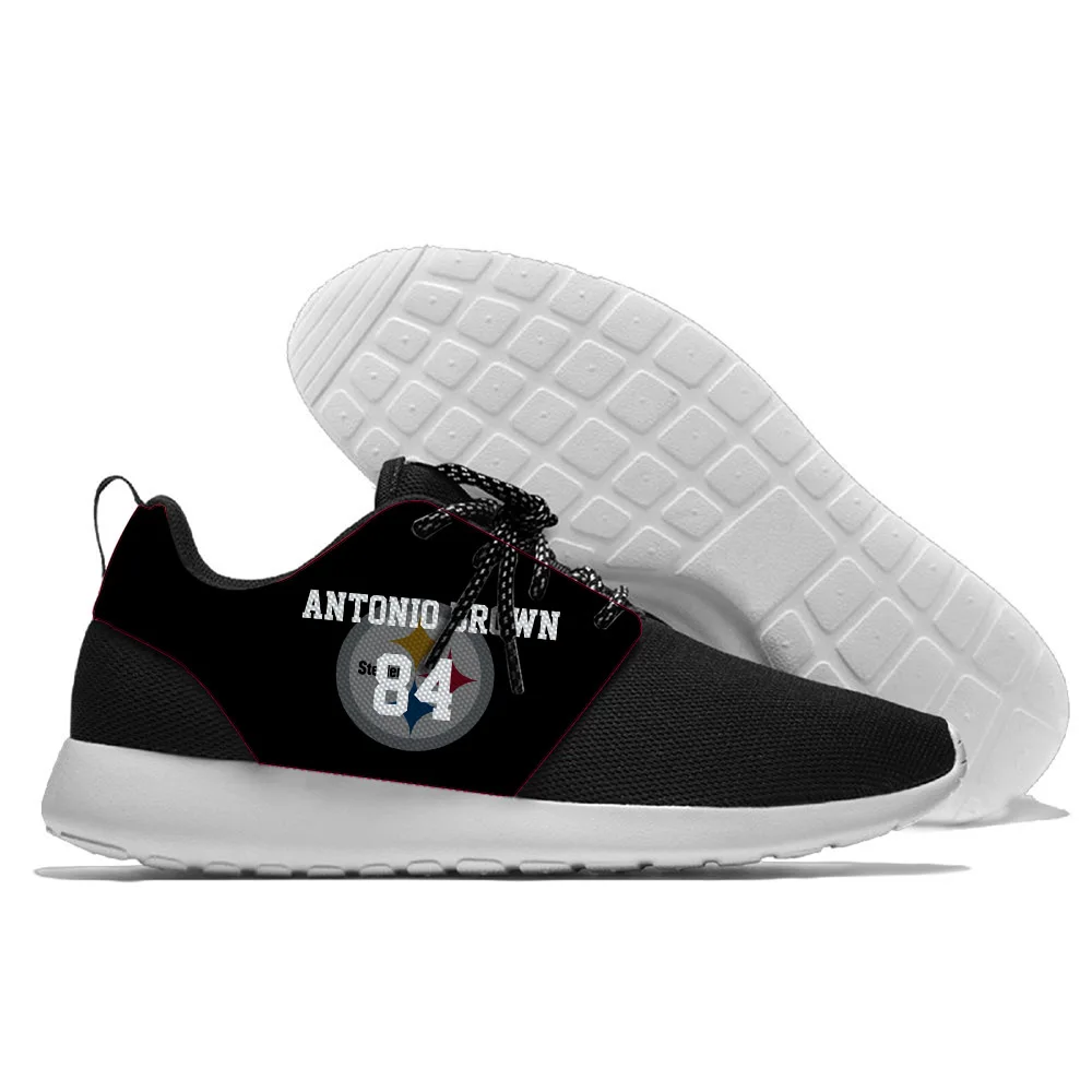 

Sport Shoes confortable Jogging Steelers Team player number style 2018 Walking Athletic Shoes light weight from Pittsburgh style