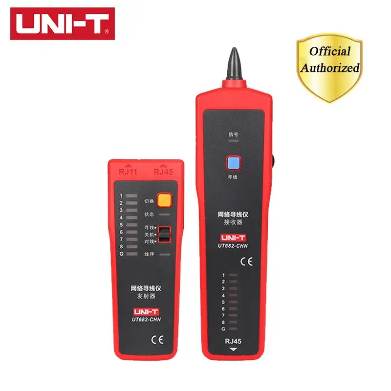 

UNI-T UT682 Network Wire Tester Tracker RJ11 RJ45 Wire Line Finder Line Tester Lan tester Network Maintenan Test Tool