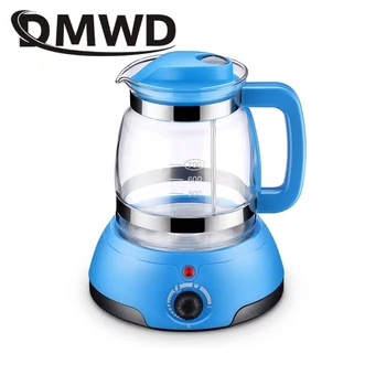 

DMWD Baby Milk bottle Heater sterilizer Tea Coffee Warmer Thermal Insulation electric kettle seat Thermostat glass boiler cup EU