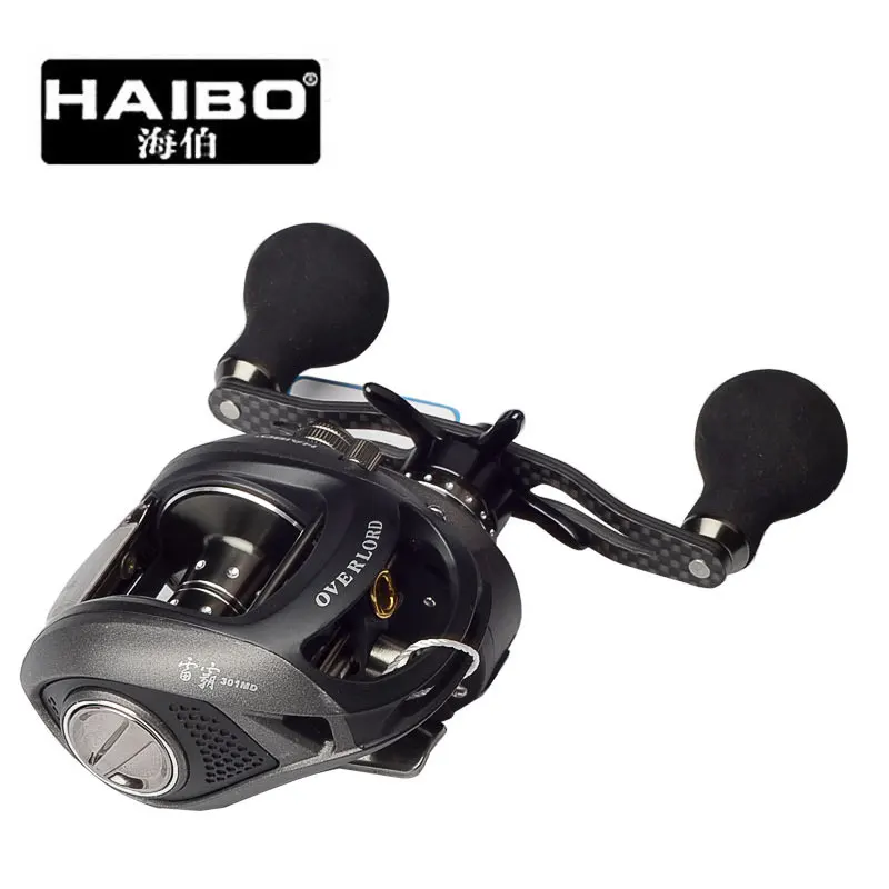 Haibo OL300MD OL301MD Bait Baitcasting Left Right Hand Drum Fishing Reel Feeder Equipment Sea Spool Peche Wheel Cast Lure Reels | Спорт и