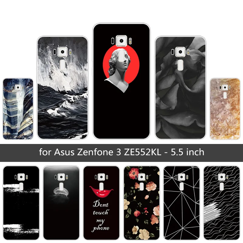 Для Asus Zenfone 3 ZE552KL чехол для TPU мягкая силиконовая необычная задняя крышка 5 дюймов |