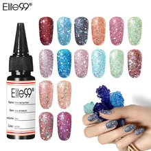Elite99 блестящий гель для ногтей с блёстками лак 30 мл ногтей искусство замочить УФ светодиодный для маникюра геллак полуперманентный лак
