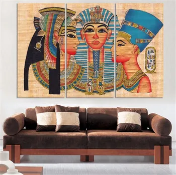 

3 pieces printed on canvas painting pictures frameless painting decorative painting Egypt wall art picture