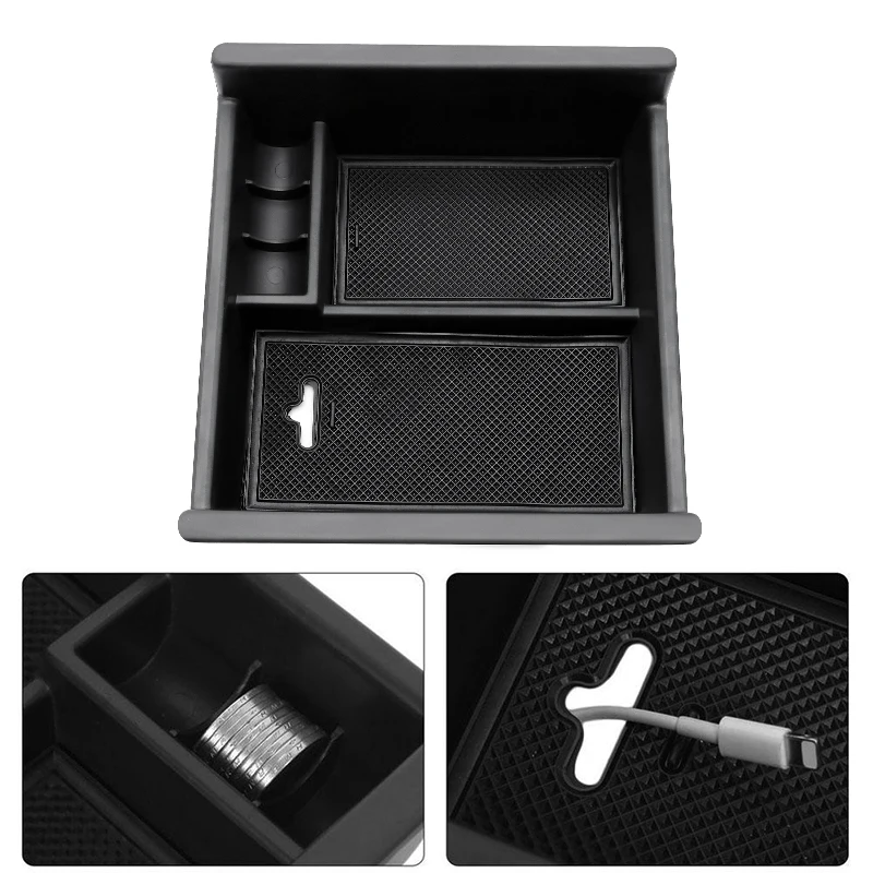 

Auto Accessories Armrest Box Storage Car Organizer Case ABS Stowing Tidying Trunk FOR TOYOTA 4Runner 2010-2018