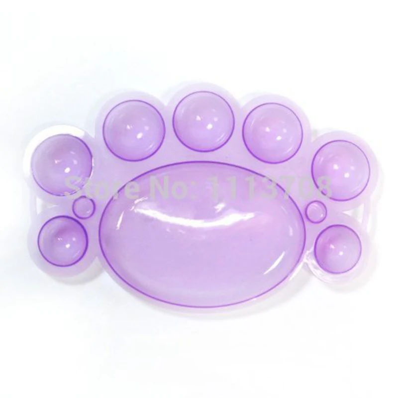 Free Shipping 1 pcs Nail Tools Art Paint Painting DIY Drawing Color Mixing Palette Dappen Dish Pink/Purple/Red | Красота и здоровье