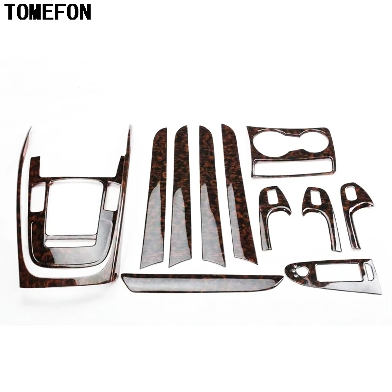 TOMEFON ABS plástico marrón especial clásico engranaje delantero Shif Panel marco ventana interruptor manija piezas interiores para Audi A4L 2009 -2016 TOMEFON ABS plástico marrón especial clásico engranaje delantero Shif Panel marco ventana interruptor manija piezas interiores para Audi A4L 2009 -2016
