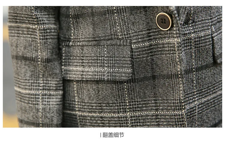 3-12 y boys blazers kids set children suits boys formal long sleeve plaid boys suits for weddings fashion children clothes (10)