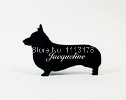 

Corgi Place Cards - Wedding Place Cards, Dog, Escort Cards, Wedding Seating Card