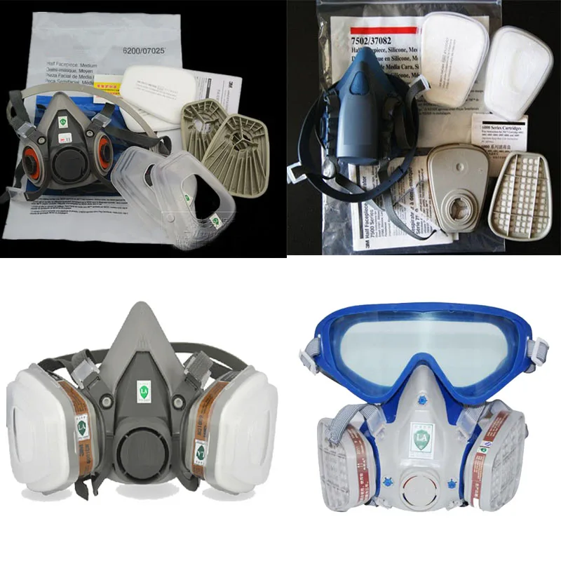 

Respirator Painting Spray Dust Gas Mask Same For 3M 6200 501 5N11 6001 7502 Half face Respirator mask