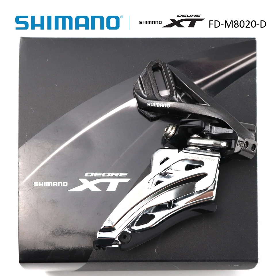 SHIMANO Deore XT FD M8020 передний переключатель с боковым поворотом 2x11s прямое Крепление MTB велосипед FD-M8020-D