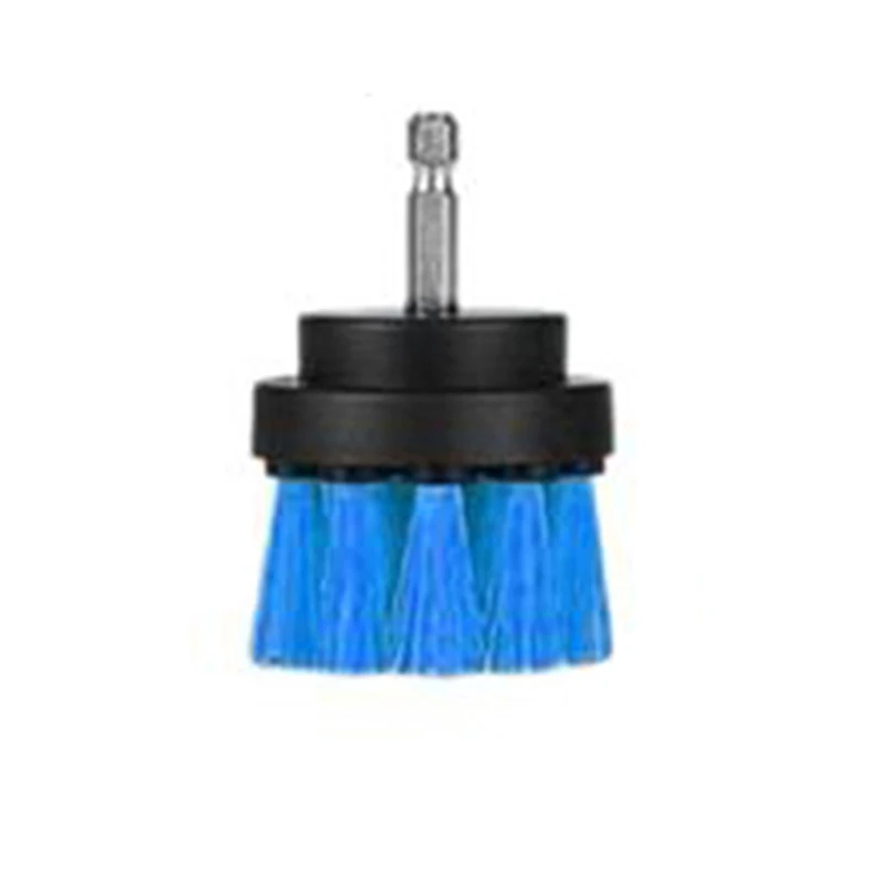 2 3.5 4 5 inch solid hollow Drill Power Scrub Clean Brush For Leather Plastic Wooden Furniture Cleaning Power Scrub, Blue - Цвет: 2inch