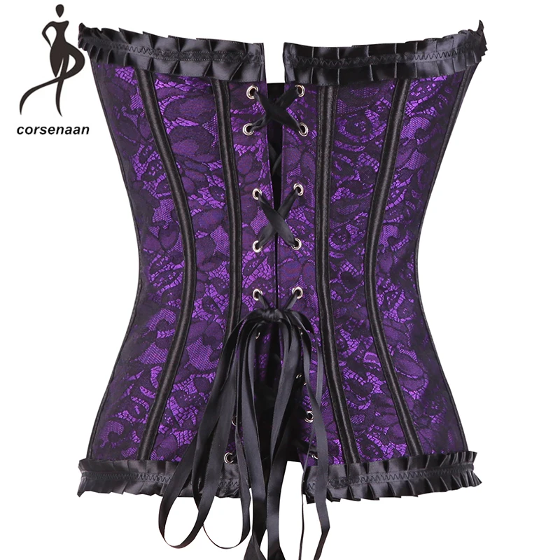Корсет для похудения Lavender, облегающий корсет, костяной корсет со шнурками и оборками, бюстье, 898 # Корсет для похудения Lavender, облегающий корсет, костяной корсет со шнурками и оборками, бюстье, 898 #