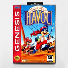 Havoc 16 бит MD карта с розничной коробкой для Sega megadrive Видео игровой консоли системы