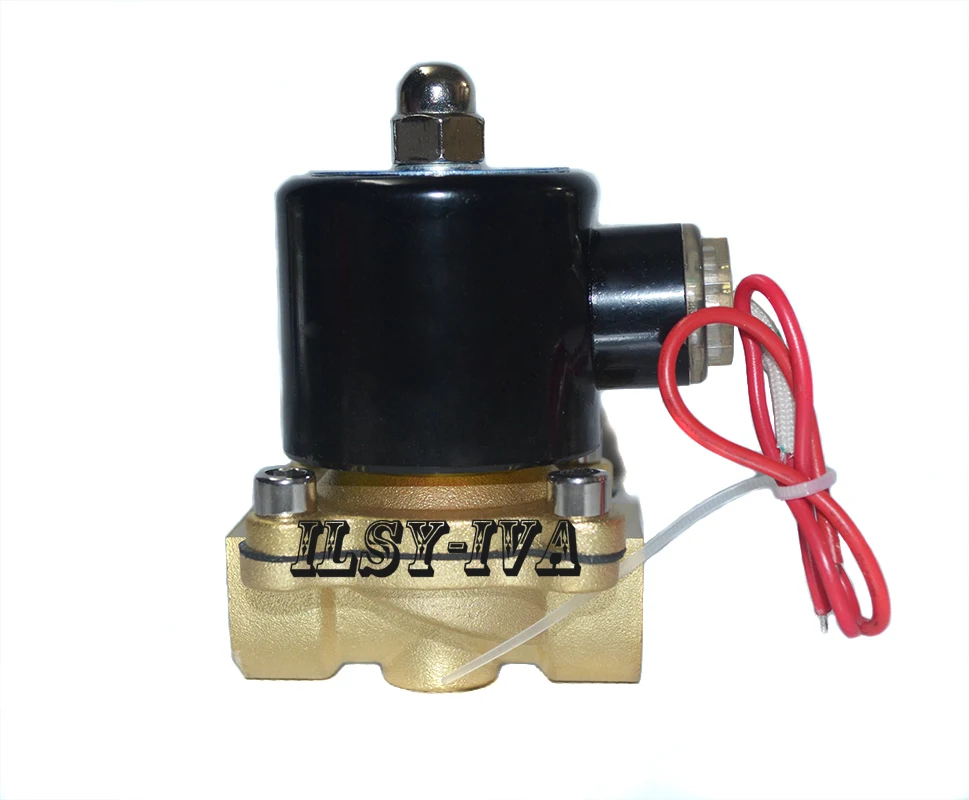 Соленоидный клапан для воды масла воздуха газа 2 способа 1/2 &quotдо 2&quot новинка