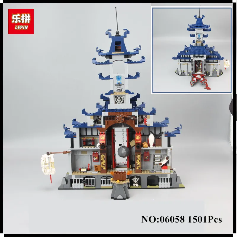In Stock DHL lepin 06058 1501pcs Movie Temple of The Ultimate Weapon Building Blocks bricks DIY baby Toys children Gift 70617 baby-building-bricks