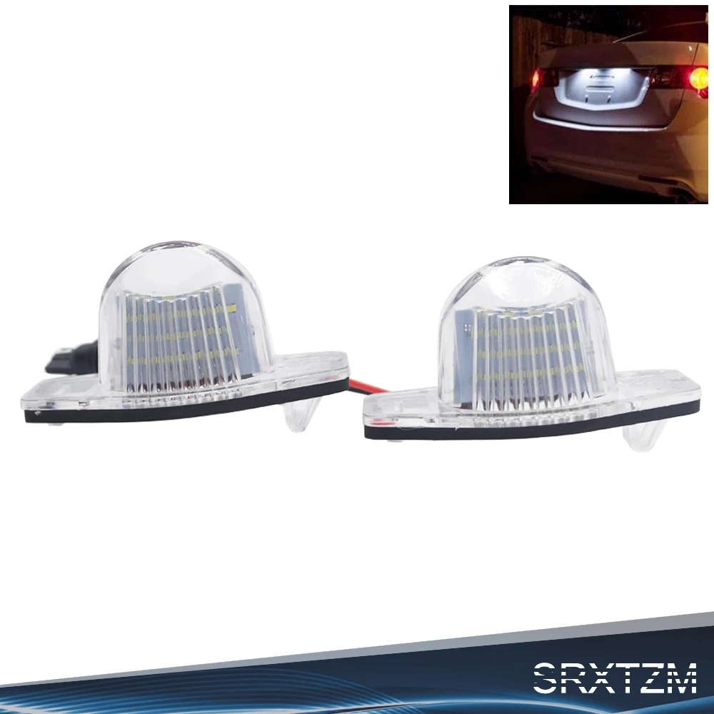 2pcs 18LED 3528SMD License Plate Light Lamp For Honda CRV Jazz Crosstour Odyssey Insight FRV Number | Автомобили и мотоциклы