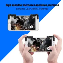 1 Pair Mobile Phone Controller Game for Trigger Fire Buttons Shortcut Keys Handle for PUBG