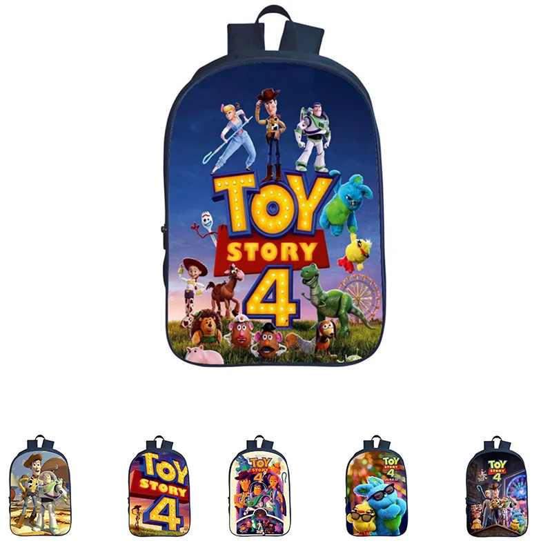 

15inch Movie TS4 Forky Children Backpack Anime Kids School Bag Boys Girls Casual Men Travel Knapsack Back to School Gift