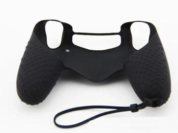 

Aipinchun Pure Color Silicone Cover Protection Case For Sony Playstation 4 Ps4 Dualshock 4 Controller Skin Appliance With Rope