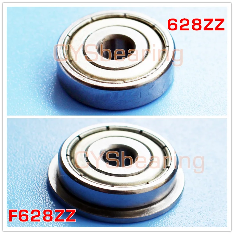 628ZZ 8x24x8 mm 628Z flange Ball Bearings 628 ZZ F628ZZ 628ZZ 8x24x8mm miniature deep groove ball
