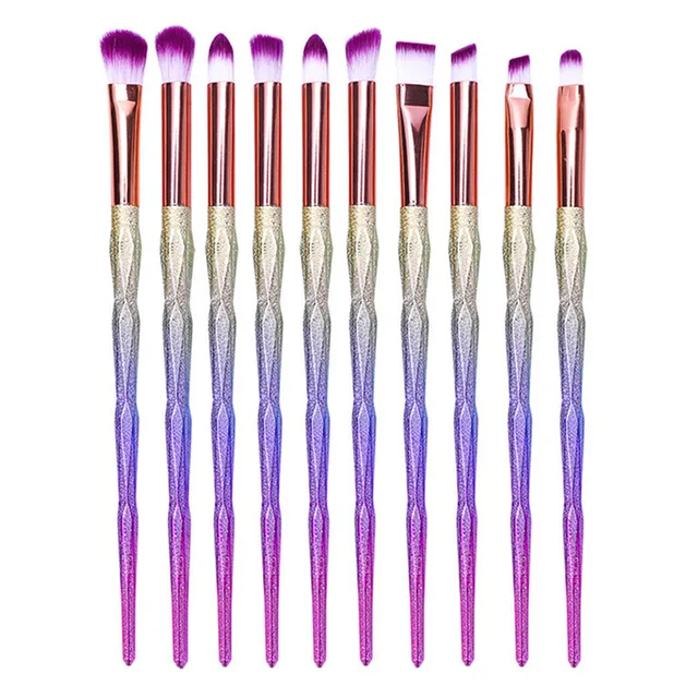 Cheap 10PCS Makeup Brush Set Rainbow Glitter Foundation Powder Tool Makeup Brushes Beautiful Makeup Accessories Eye Shadow Brush Kit Cheap 10PCS Makeup Brush Set Rainbow Glitter Foundation Powder Tool Makeup Brushes Beautiful Makeup Accessories Eye Shadow Brush Kit