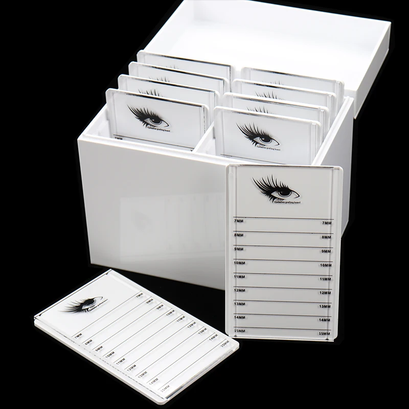 10 слоев прозрачная коробка для хранения ресниц клей для ресниц поддон держатель ресницы расширение прививка накладные ресницы