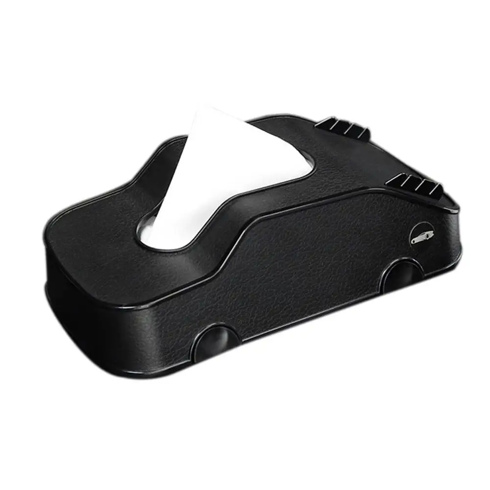 

Creative Car Tissue Box Auto Phone Holder Card Storage Container Multifunctional Organizer