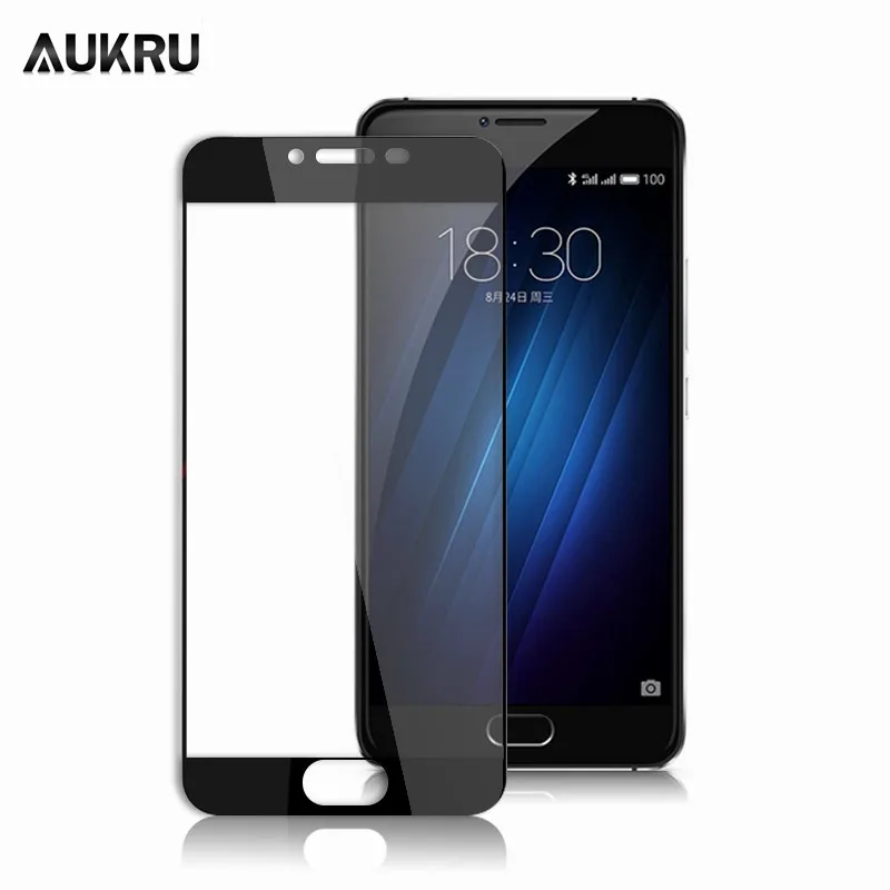 AUKRU Премиум Защитная Стекло на для Meizu U20 U10 M6 полное покрытие закаленное пленка