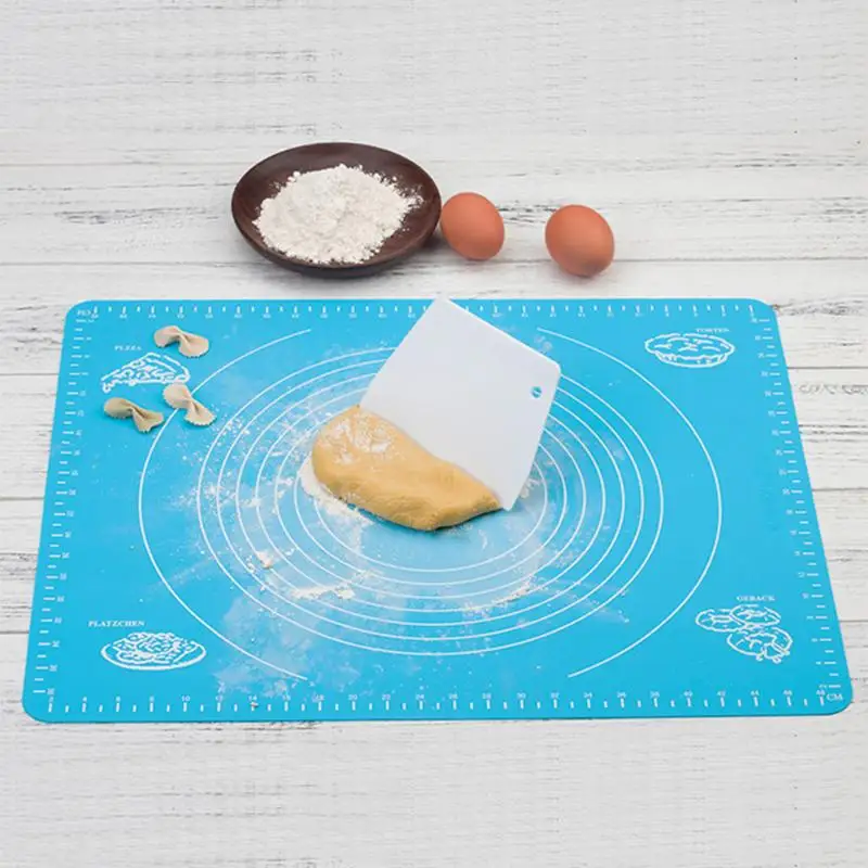 

Silicone Mat Silicone Baking Mat Thickening Flour Rolling Scale Fondant Mat Pastry Cookie Rolling Pad Baking Tool Bakeware
