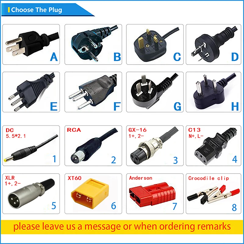 73V 5A Charger 60V LiFePO4 Battery Smart Charger