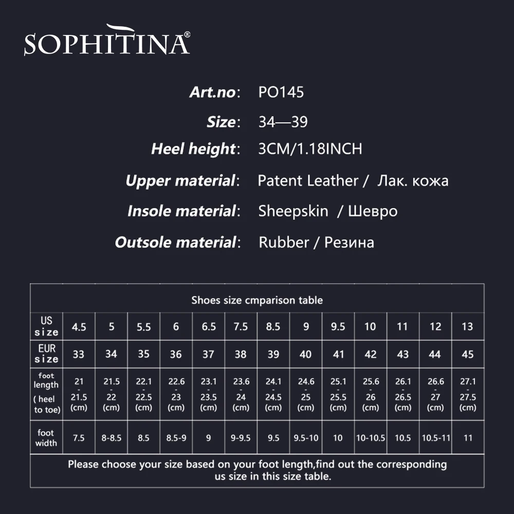 SOPHITINA/Новинка сезон весна осень женская обувь из натуральной кожи на плоской
