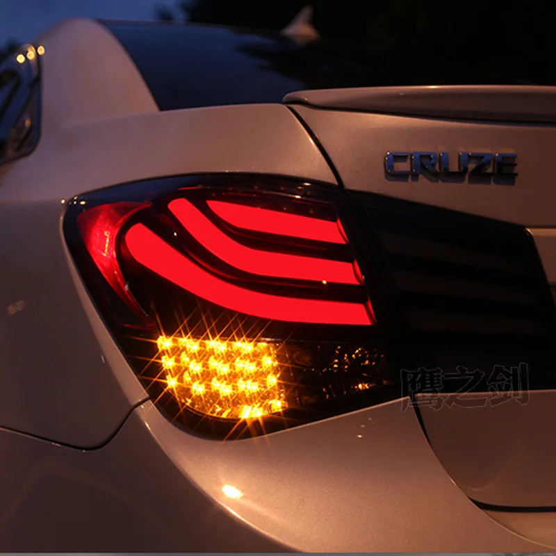 Hireno Tail Lamp for Chevrolet Cruze 2010 2011 2012 2013 LED Taillight
