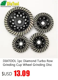 SHDIATOOL 2 pcs 115 mmDiamond Turbo Row