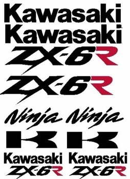 

ZX6R Sticker Decal KIT YOUR CHOICE OF Color Dimensions 12pcs