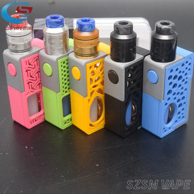 Fogger xbox Mechanical Squonk Box mod с QP KALI V2 RDA kit 8 мл силиконовая бутылка 18650 20700 батарея Автоматическая регулировка Vape Mod