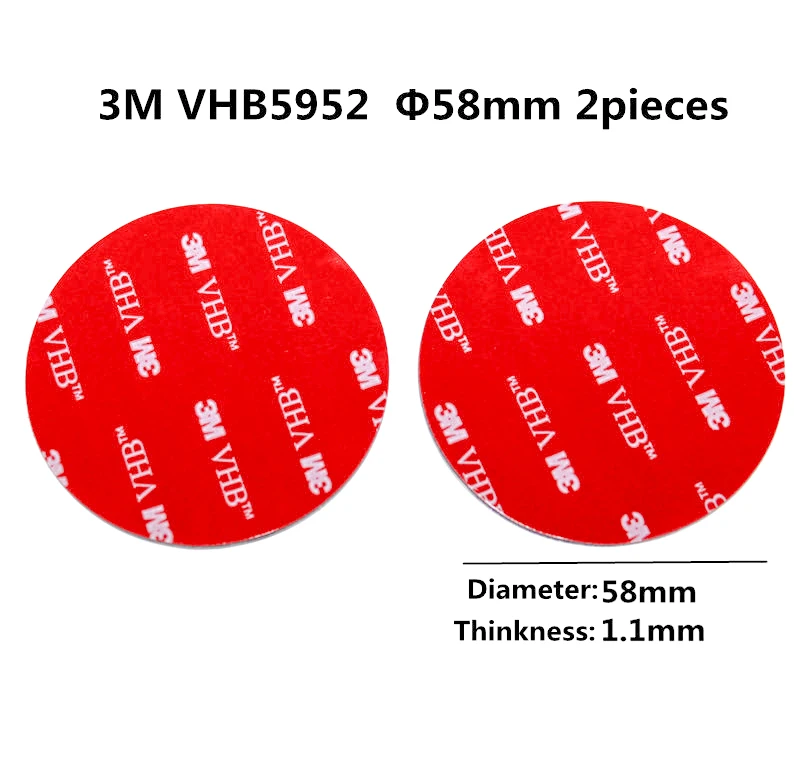 17mm Wide 1mm Thick Pack Of 2 Heavy Duty Double Sided Mounting Tape 3m Long