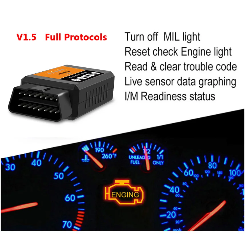 FOXWELL OBD 2 ODB II ELM 327 V1.5 Wi Fi ODB2 FW601 Универсальный OBD2 WI FI ELM327 V 1 5 сканер для iPhone IOS Авто