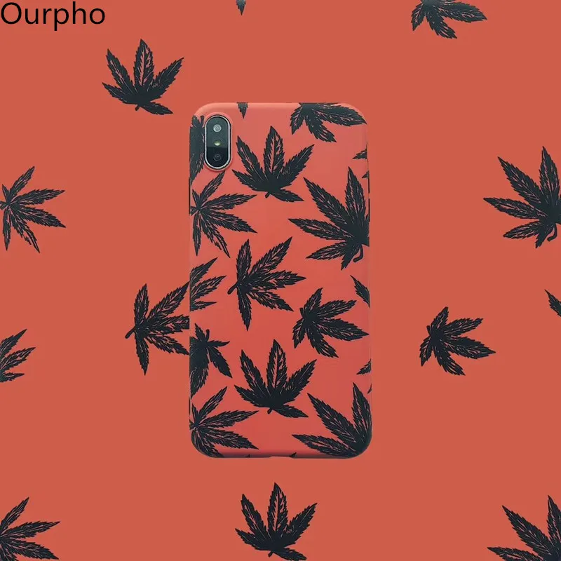 Ourpho матовый все включено мягкий чехол для iPhone X XR XS MAX ins винтажный пеньковый Чехол