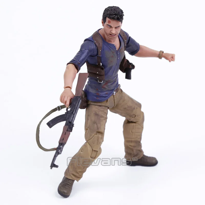 NECA unchared 4 A find the thorder's NATHAN DRAKE Final Edition ПВХ фигурка Коллекционная модель игрушка 7