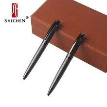 Shichen A046 двойная металлическая шариковая ручка и роликовая ручка 0,7 мм и 1,0 мм nib. Школьная офисная деловая ручка для подарка