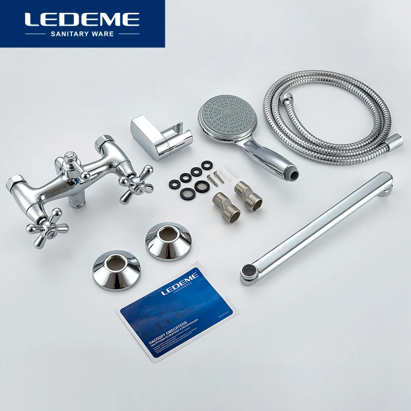 LEDEME Concise Style Bathroom Bathtub Faucet Bath