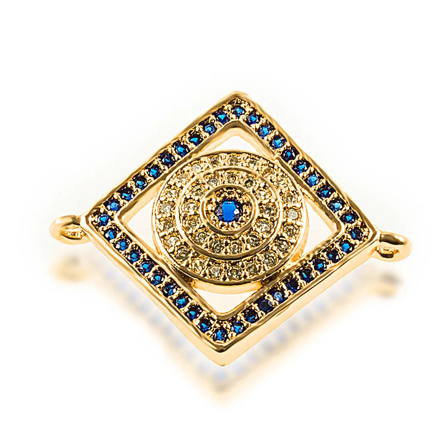 Ювелирные соединители ручной работы Hamsa Hand Evil Eye Charm аксессуары Принадлежности