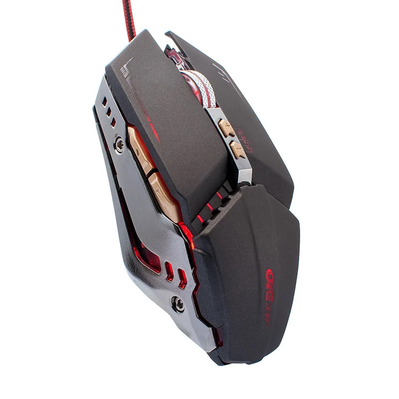 X800 компьютерных игр Мышь Gamer мыши Проводная оптическая 3D 3200 Точек на дюйм