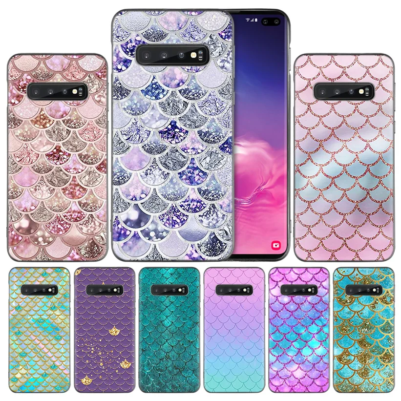 

Mermaid Fish Scale Silicone Case Cover for Samsung Galaxy A50 A80 A70 A60 A40 A30 A20 A20e A10 A9 A8 A7 A6 Plus 2018 M30 M20 M10
