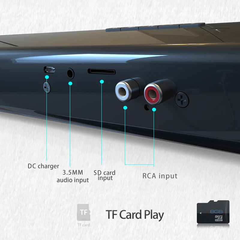 Беспроводная Bluetooth звуковая панель стереоколонки Hi Fi для домашнего кинотеатра ТВ