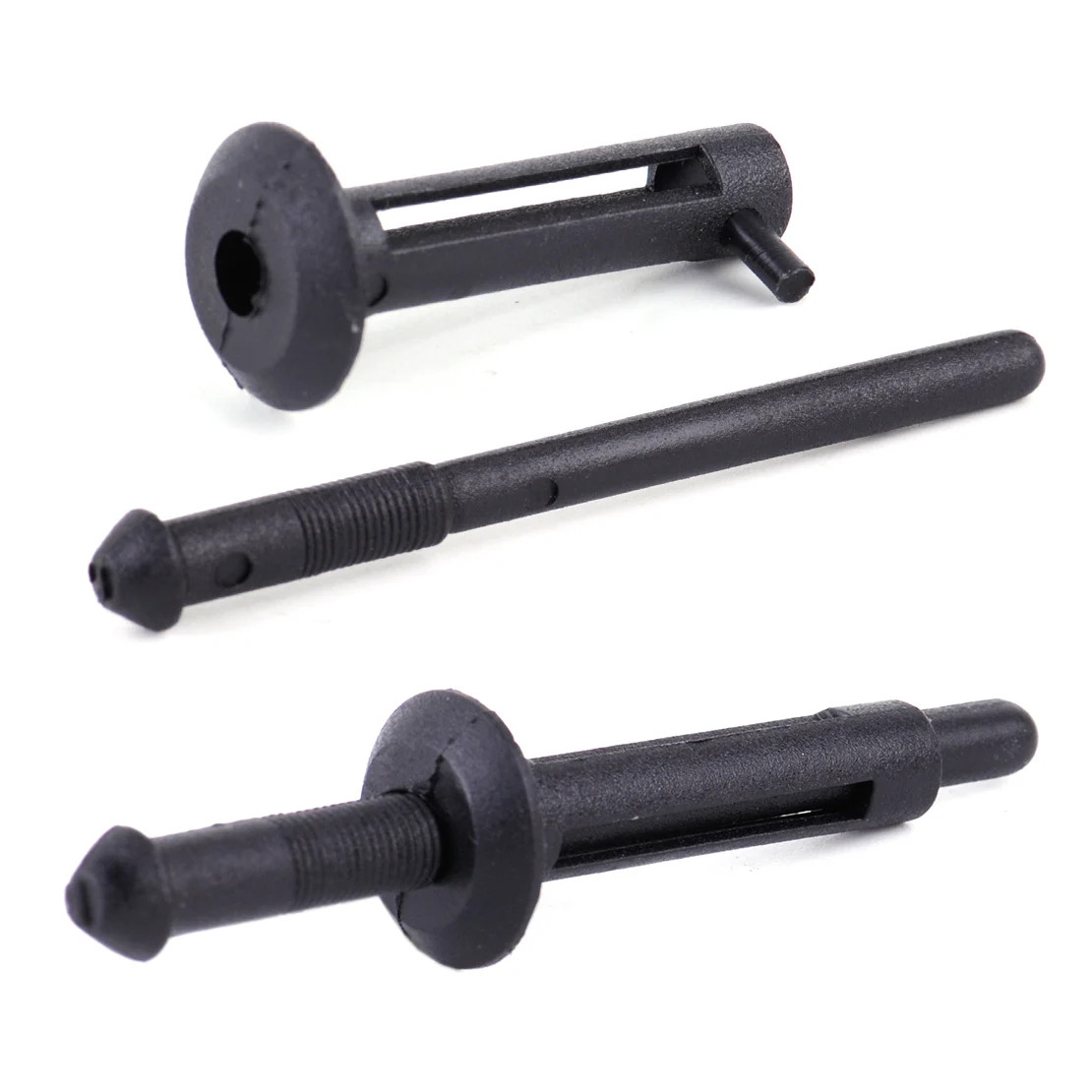 DWCX New 25x Car Black Nylon Blind Expansion Rivets Bumper Clip
