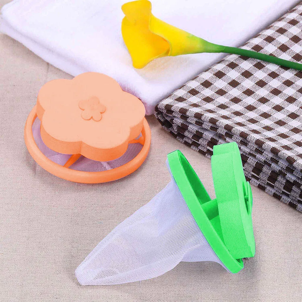 

Lint Filter Bag Washing Machine Floating Pet Fur Catcher Filtering Hair Removal Device Wool Cleaning Supplies Float Ball Pouch