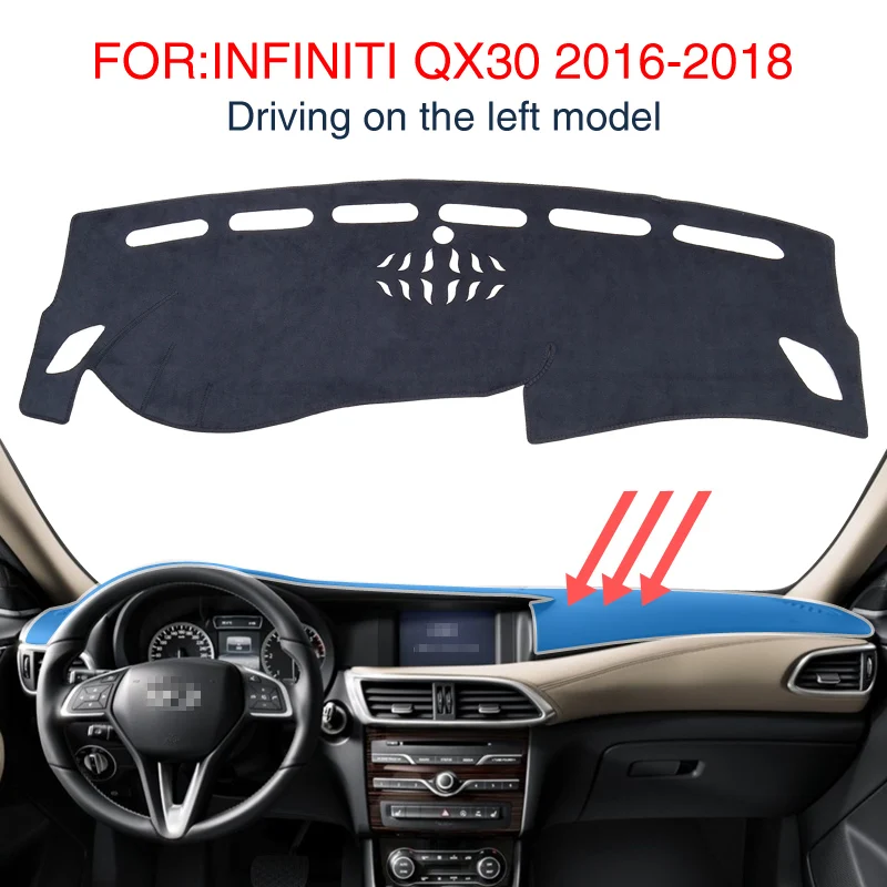 for Infiniti QX30 LHD RHD Dashboard Protective Mat Shade Board Interior